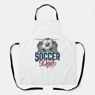 Tablier Conception de maillot de papa de football vintage_