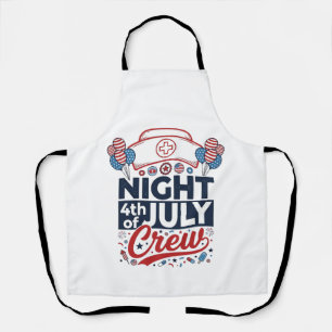 Tablier Conception de maillot patriotique d'infirmière de 