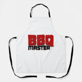 Tablier Conception de Maître BBQ Esthétique Pour les Maîtr (Recto)