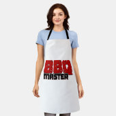 Tablier Conception de Maître BBQ Esthétique Pour les Maîtr (Porté)