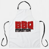 Tablier Conception de Maître de BBQ Esthétique pour les Ma (Recto)