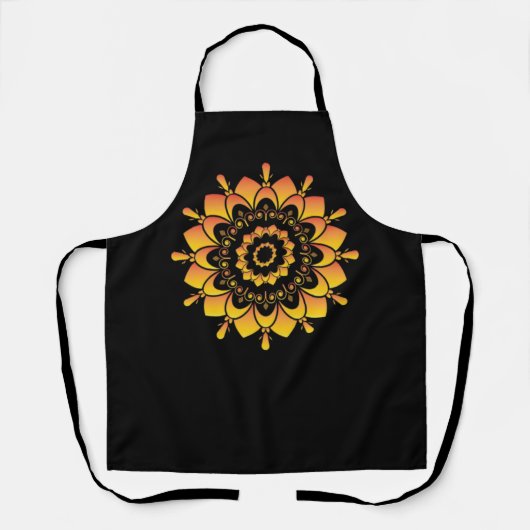 Tablier Conception de mandala unique doré-95748 (Recto)