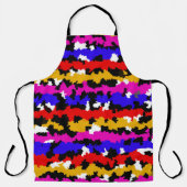 Tablier Conception de Motif Abstrait irrégulier en milieu (Recto)