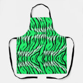 Tablier Conception de motif de peau d'animal Tigre vert (Recto)