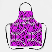 Tablier Conception de motif de peau de tigre violet (Recto)