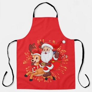 Tablier **"Conception de Père Noël ludique – Ch