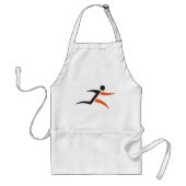 Tablier Conception de personne en train de courir (Devant)