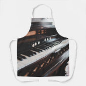 Tablier Conception de piano mignonne (Recto)