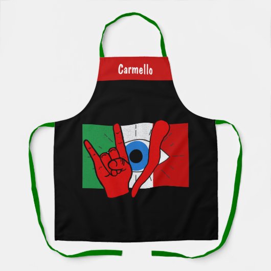 Tablier Conception de protection contre les malocchiites d (Recto)