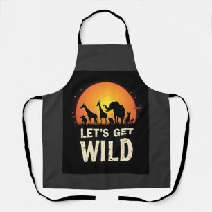 Tablier Conception de safari cool pour hommes femmes enfan
