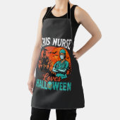 Tablier Conception de soins infirmiers Halloween épouvanta (Insitu)