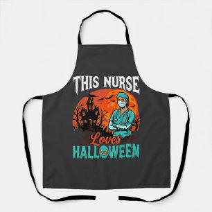 Tablier Conception de soins infirmiers Halloween épouvanta