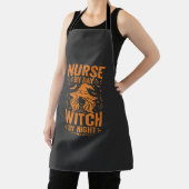 Tablier Conception de sorcière infirmière Halloween (Insitu)