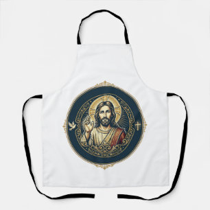 Tablier Conception de T-Shirt artistique numérique Jésus i