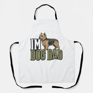 Tablier Conception de t-shirt avec gravure de terrier pour