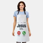 Tablier Conception de t-shirt chrétien Jésus appelant l'éc (Porté)