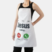 Tablier Conception de t-shirt chrétien Jésus appelant l'éc (Insitu)