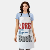 Tablier Conception de t-shirt de foi chrétienne Lord Prote (Porté)