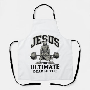 Tablier Conception de T-shirt de gym vintage Jésus Ultimat