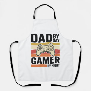 Tablier Conception de T-Shirt de manette vintage pour papa