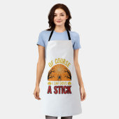 Tablier Conception de T-shirt drôle d'Halloween avec une t (Porté)