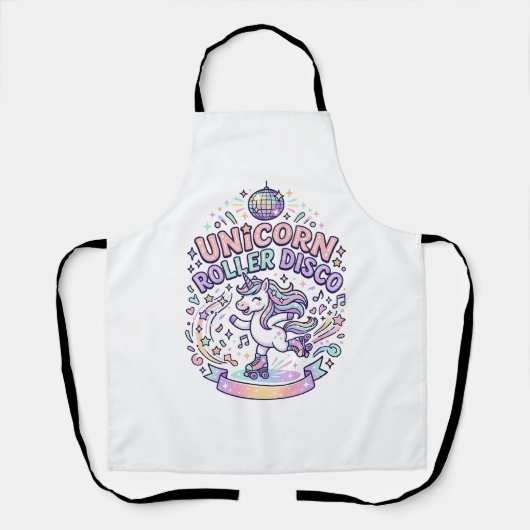 Tablier Conception de T-Shirt Graphique de Roller Disco Li (Recto)