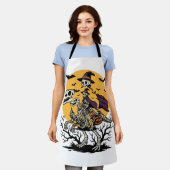 Tablier Conception de T-shirt Halloween dinosaure squelett (Porté)