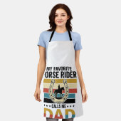 Tablier Conception de t-shirt Mon cavalier de cheval préfé (Porté)