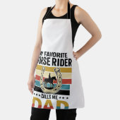 Tablier Conception de t-shirt Mon cavalier de cheval préfé (Insitu)