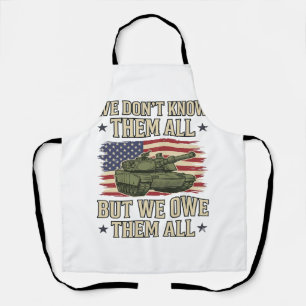 Tablier Conception de T-shirt patriotique de char de souve