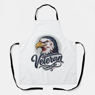 Tablier Conception de T-shirt Patriotique Vétéran Aigle Vi
