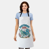 Tablier Conception de t-shirt pour les 8 ans de la fille d (Porté)