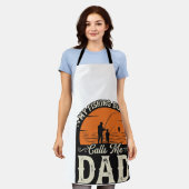 Tablier Conception de T-shirt pour papa, compagnon de pêch (Porté)