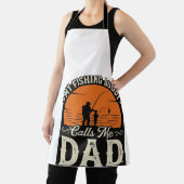 Tablier Conception de T-shirt pour papa, compagnon de pêch (Insitu)
