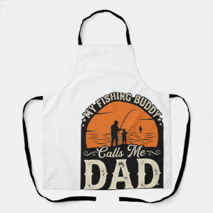 Tablier Conception de T-shirt pour papa, compagnon de pêch