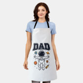 Tablier Conception de T-shirt Vector Space Astronaute Papa (Porté)