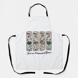 Tablier Conception de T-Shirt vintage patriotique d'oie in