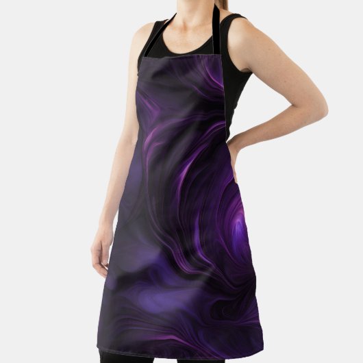 Tablier Conception de torsion violette foncée (Insitu)