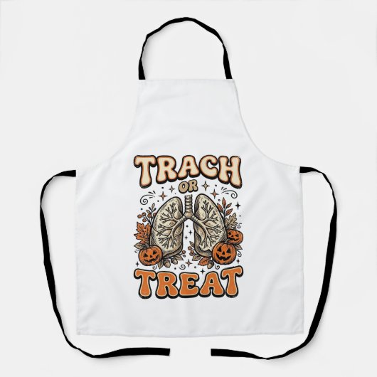 Tablier Conception de trachéotomie pour infirmière Hallowe (Recto)
