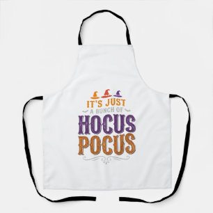 Tablier Conception de typographie Halloween Hocus Pocus vi
