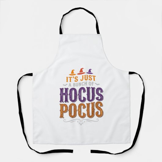 Tablier Conception de typographie Halloween Hocus Pocus vi (Recto)