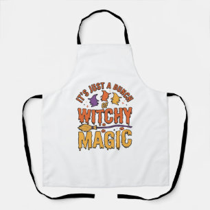 Tablier Conception de typographie Halloween magique ensorc