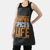 Tablier Conception de typographie Halloween Pumpkin Spiced (Insitu)
