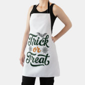 Tablier Conception de typographie Halloween Trick Or Treat (Insitu)