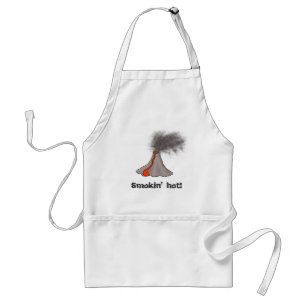 Tablier Conception de volcan chaud Smokin