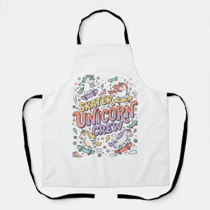 Tablier Conception de Zazzle fantaisiste d'équipe de patin