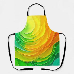 Tablier Conception d'énergie de couleur abstraite