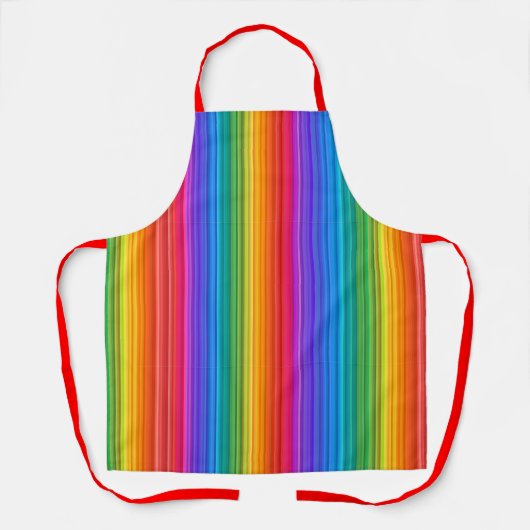 Tablier Conception des bandes arc-en-ciel (Recto)