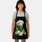 Tablier Conception drôle de chef extraterrestre Mignon cui (Insitu)
