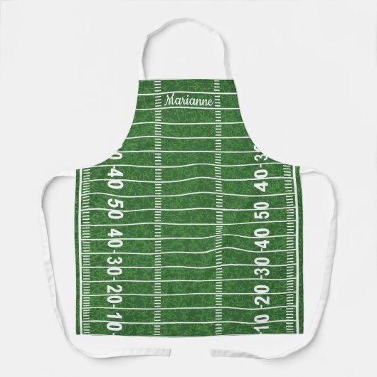 Tablier Conception du terrain de football (Recto)